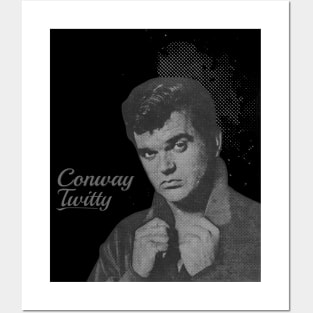 Conway Twitty // illustrations Posters and Art